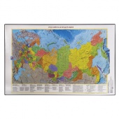 Подкладка на стол ДПС 38х59 см Карта России с прозрачным верхом