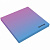 Бумага д/заметок 75х75 мм Berlingo Ultra Sticky Radiance 50 л, повышенная клейкость, розовый/голубой градиент, с липк. краем