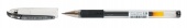 Ручка гелевая Pilot G3-38  0,3 мм прозрач. корпус резин. упор черная