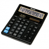 Калькулятор Eleven SDC-888 TII 12 разр. дв. питание, дв. память, вычисл. кв. корня и наценки, 203х158х31 мм, черный пластик 
