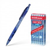 Ручка шар. автоматич. ErichKrause XR-30 0,7 мм прозрачно-голубой корпус, синяя
