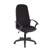 Кресло руководителя Helmi HL-E79 Elegant  LTP, ткань черная, механизм качания