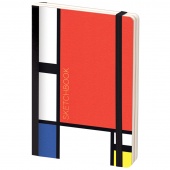 Альбом д/рис B6 карманный (125х126 мм) 80 л Mondrian, 100 г/м2, тв. обл, доп.листы крафт