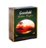 Чай Greenfield Golden Ceylon черный, 100  индив. фольгиров. пак/упак