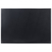 Подкладка на стол Brauberg 45х65 см черная с прозрач. верхом 