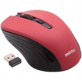 Мышь Smartbuy ONE 340 беспроводная оптическая 3btn+Roll ,USB, бордовая