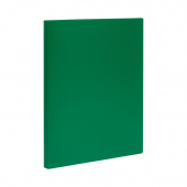 Папка с боковым мех. зажимом СТАММ пластик 14 мм 500 мкм,  зеленая