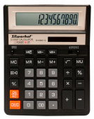 Калькулятор Silwerhof SH-888X-12 12-разряд. 204х158 х32 мм, дв. питание, чёрный БАТАРЕЙКА В КОМПЛЕКТ НЕ ВХОДИТ