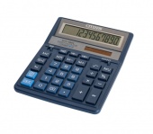 Калькулятор CITIZEN SDC-888XBL 12 разр. дв. питание, дв. память, вычисл. кв. корня и наценки, 203х158х31 синий пластик 