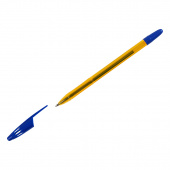 Ручка шар. Стамм 555 0,7 мм тонированный оранжевый корпус, чернила на масл. основе, синяя