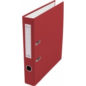 Папка-регистратор Lamark 50 мм полипропилен с карманом, метал. уголок, красная