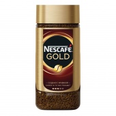Кофе Nescafe Gold 190 гр. молотый в растворимом, сублимированный, стеклянная банка