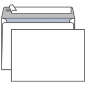 Конверт б/печати 162х229 мм отрыв. полоса 80 г/м2 запечатка