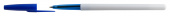 Ручка шар. BURO 0,7 мм белый корпус, синяя