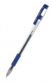 Ручка гелевая Cello Top Gel 0.5 мм прозрач. корпус, резин. упор, синяя