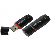 Флеш-драйв 64 Гб SmartBuy Crown USB 3.0, металл, черный