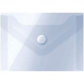 Папка-конверт с кнопкой А7 0,15 мм OffiseSpace прозрачная 