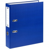 Папка-регистратор OfficeSpace 75 мм бумвинил с карманом на корешке, синяя