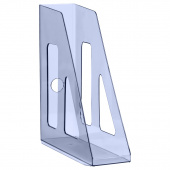 Вертикальный накопитель 70 мм СТАММ Актив тонированный голубой пластик 