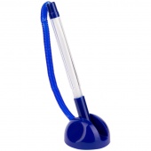 Ручка шар. на подставке OfficeSpace Reception 0,7 мм шнур, СИНИЙ КОРПУС,  синяя 