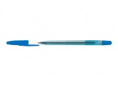 Ручка шар. СТАММ Офис 111 0,7 мм, ст-133 мм, тонированный 6-гран. голубой корпус, чернила на масл. основе, синяя