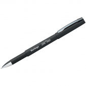 Ручка гелевая Berlingo Silk touch 0,5 мм с резиновым грипом черная