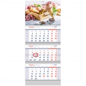 Календарь настенный 3-блочный 3-греб 2023 г OfficeSpace Ice cream 295×700мм.