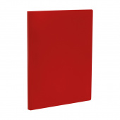 Папка с пружинным мех-змом СТАММ А4, 14мм, 500мкм, пластик, красная