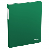 Папка на 40 отд. Berlingo Soft Touch А4, пластик 25мм 700 мкм, зеленая