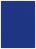 Папка на 10 отд. Buro А4 0,5 мм синяя