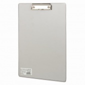 Доска-клипборд Brauberg Comfort А4 картон/ПВХ 2,5 мм серая