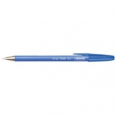 Ручка шар. Attache Style 0,5 мм, синий прорезиненный корпус,  синяя