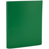 Папка с боковым мех. зажимом OfficeSpace пластик 14 мм 450 мкм, зеленая