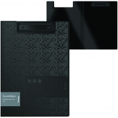 Папка-клипборд Berlingo DoubleBlack A4 пластик 1300 мкм черная с рисунком 