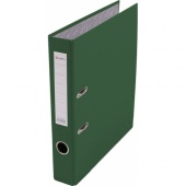Папка-регистратор Lamark 50 мм полипропилен с карманом, метал. уголок, зеленая
