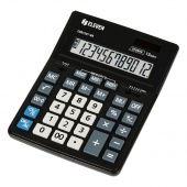 Калькулятор Eleven Business CDB1201BK 12 разр, дв. питание, выч.. кв. корня и наценки, расчет налога 205x155x35 м, большие цифры, черный