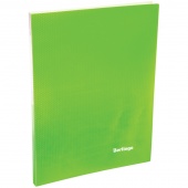Папка с боковым мех. зажимом Berlingo Neon пластик 17 мм 700 мкм,  неоновая зеленая 