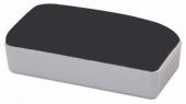Стиратель для маркер. досок Deli11х5х4 см,  ткань/пластик, серый