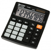 Калькулятор Eleven SDC-810NR WH 10 разр. дв. питание, 127х105х21 мм черный