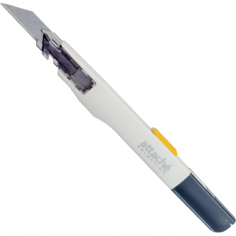 Нож канцелярский ширина 9 мм Attache Genius, автофиксатор