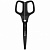 Ножницы 17,5 см Berlingo Double black, тефлоновые лезвия, европодвес