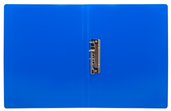 Папка с боковым мех. зажимом Buro 0,5 мм цвет синий
