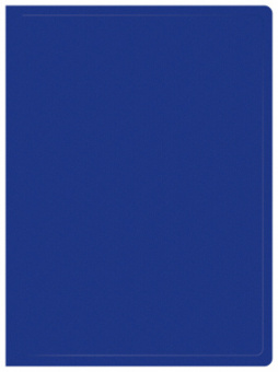 Папка на 10 отд. Buro А4 0,5 мм синяя